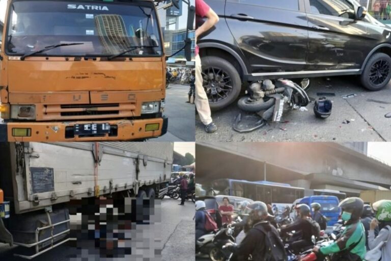 Sopir Truk Pelaku Tabrakan Beruntun di Slipi Ditangkap